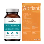 Pachet Magneziu Neutrient + Vitamina C Lipozomala Altrient