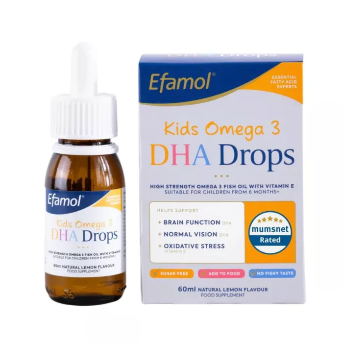 Kids Omega 3 DHA Drops (60ml), Efamol®