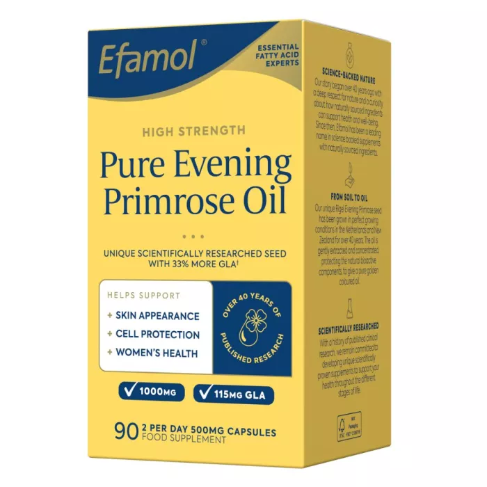 Pure Evening Primrose Oil 500mg (90 capsule), Efamol®