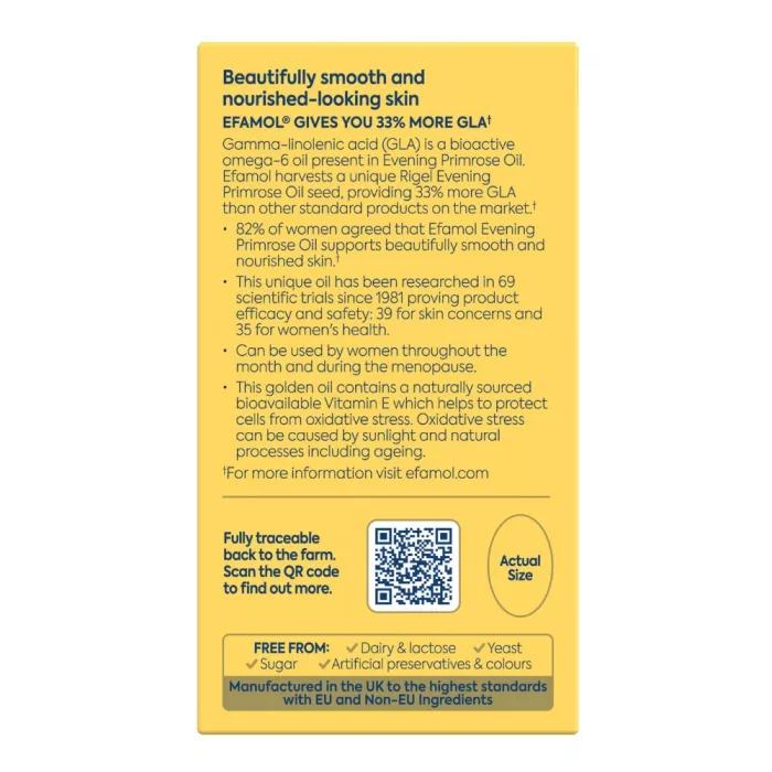 Pure Evening Primrose Oil 500mg (90 capsule), Efamol®