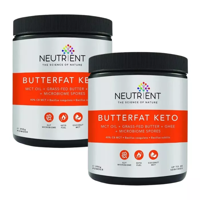 Duo Pack Butterfat Keto MCT Powder, Neutrient (350g)