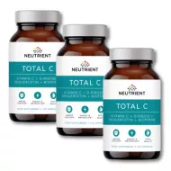 Economy Pack Total C Formulă avansată cu 5 tipuri de vitamina C (3x120 capsule), Neutrient