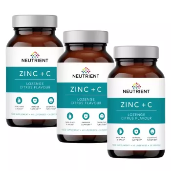 Economy pack Zinc+C Suport pentru Imunitate (3x60 comprimate masticabile), Neutrient Economy pack Zinc+C Suport pentru Imunitate (3x60 comprimate masticabile), Neutrient