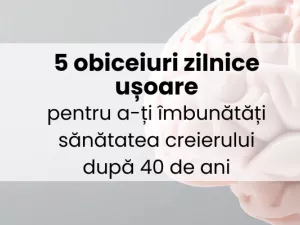 5 obiceiuri zilnice ușoare pentru a-ți îmbunătăți sănătatea creierului după 40 de ani