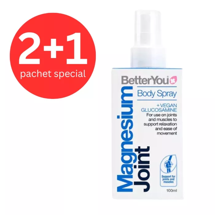 2+1 Magnesium Joint Body Spray (100 ml), BetterYou