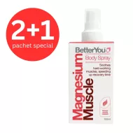 2+1 Magnesium Muscle Body Spray (100 ml), BetterYou