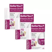 Economy Pack Vitamina D+K2 Kids Oral Spray (15 ml), BetterYou