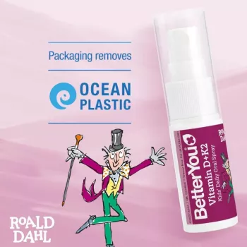 Pachet 2x Vitamina D3+K2 copii + Lotiune Magnesium Sleep Junior (135 ml), BetterYou