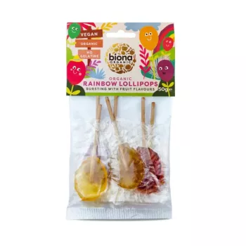 Acadele rainbow bio fara zahar (6 bucati), Biona Acadele rainbow bio fara zahar (6 bucati), Biona