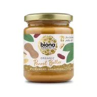 Crema de arahide crunchy fara sare eco (250 grame), Biona