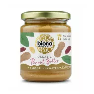 Crema de arahide smooth fara sare eco (250 grame), Biona