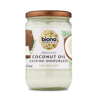 Ulei de cocos dezodorizat eco (610 grame), Biona Ulei de cocos dezodorizat eco (610 grame), Biona