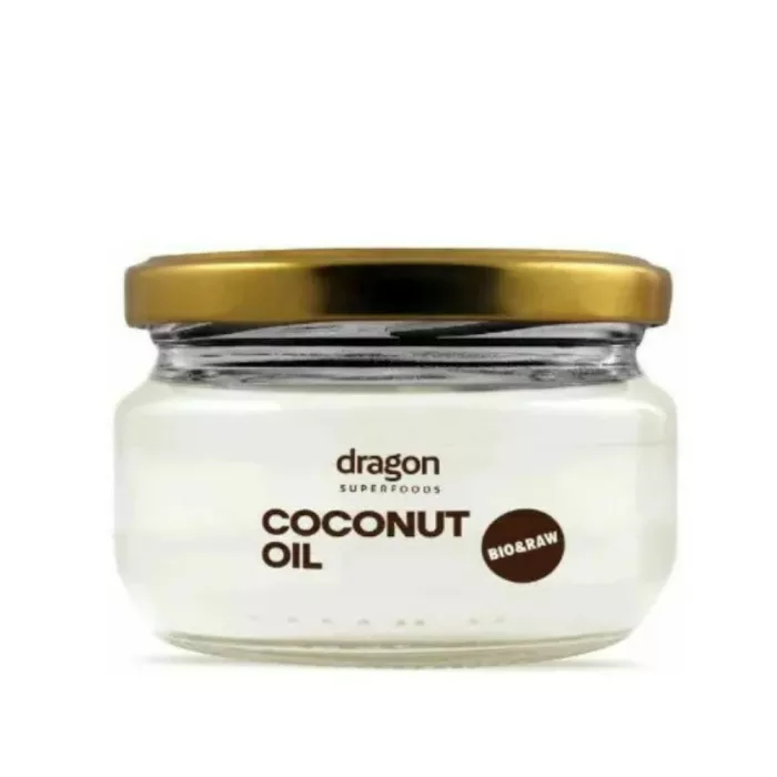Ulei de cocos virgin presat la rece bio (100ml), Dragon Superfoods Ulei de cocos virgin presat la rece bio (100ml), Dragon Superfoods