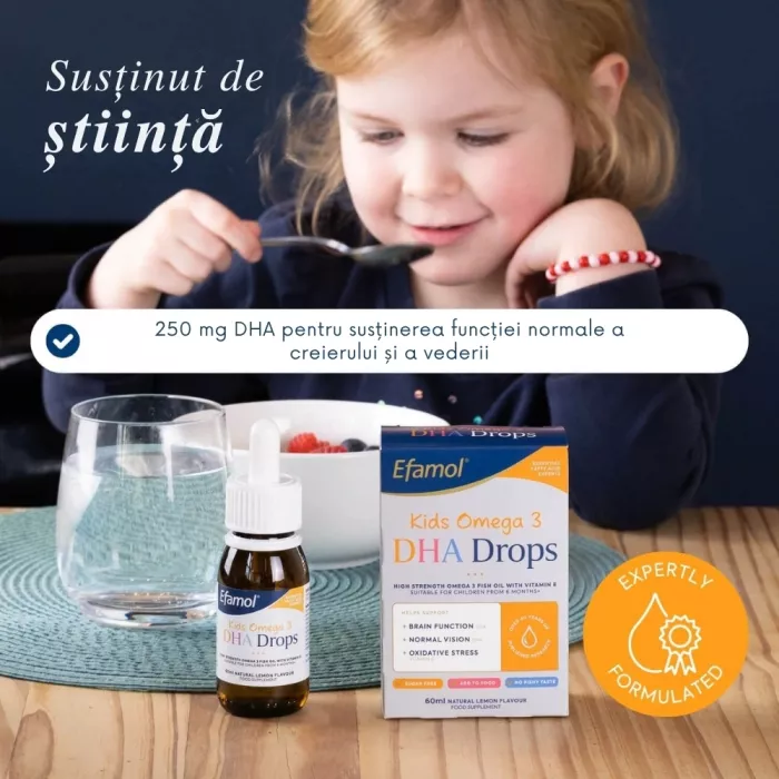 Kids Omega 3 DHA Drops (60ml), Efamol®