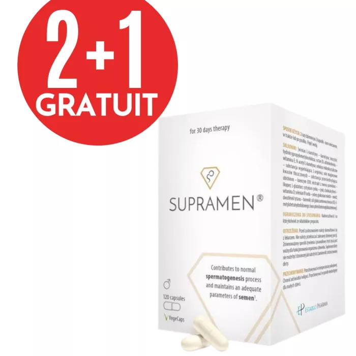 2+1 Gratuit Supramen (120 capsule), Establo Pharma 2+1 Gratuit Supramen (120 capsule), Establo Pharma