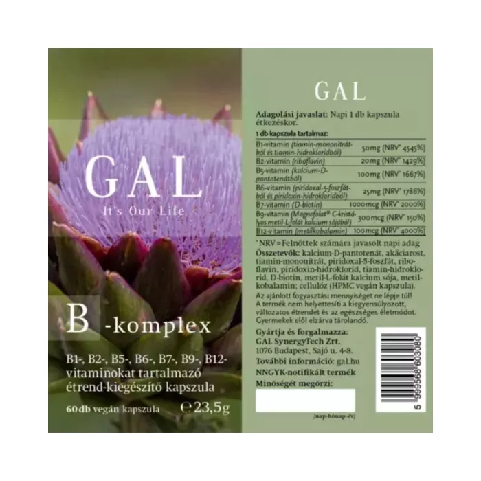 B-Complex (60 Capsule), GAL