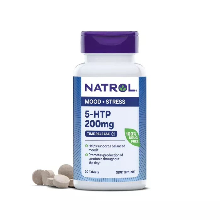 Natrol 5-HTP Mood & Stress 200 mg (30 tablete), GNC Natrol 5-HTP Mood & Stress 200 mg (30 tablete), GNC
