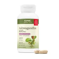 Gnc Herbal Plus Ksm-66 Ashwagandha, Extract Din Radacina De Ashwagandha 600 Mg, 60 Cps