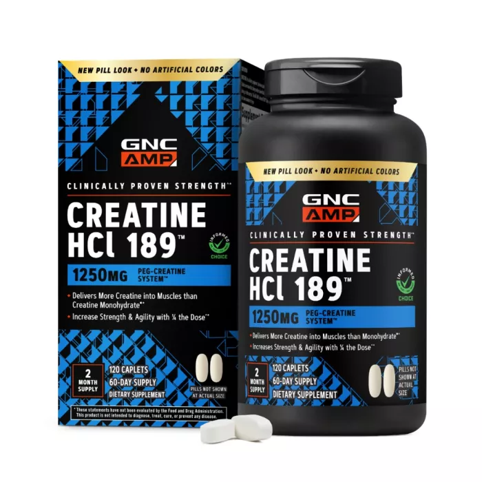 Creatina hidroclorid cu administrare si absorbtie rapida (120 Tb), GNC Live Well