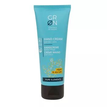 Crema de maini sensitive Bio Organica Pure Elements cu sare de mare si alge (75ml), GRN Shades of Nature