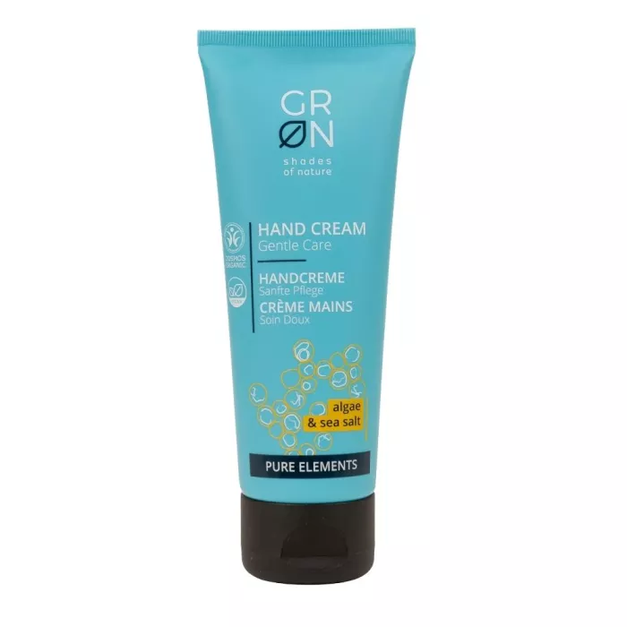 Crema de maini sensitive Bio Organica Pure Elements cu sare de mare si alge (75ml), GRN Shades of Nature