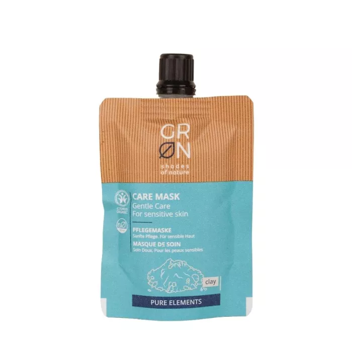 Masca de fata sensitive Bio Organica Pure Elements cu argila (40ml), GRN Shades of Nature