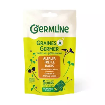 Mix alfalfa, trifoi, ridiche pentru germinat bio (150 grame), Germline