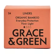 Panty liners (24 buc) din bambus organic, Grace and Green