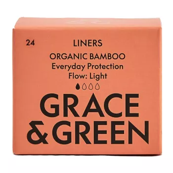Panty liners (24 buc) din bambus organic, Grace and Green