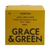 Tampoane din bumbac organic 100%, Super (18 buc), Grace and Green