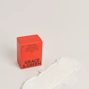 Absorbante din bambus organic, Noapte (8 buc), Grace and Green