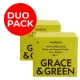 Duo Pack Tampoane din bumbac organic 100%, Normal (18 buc), Grace and Green