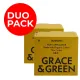 Duo Pack Tampoane din bumbac organic 100%, Super (18 buc), Grace and Green
