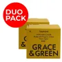 Duo Pack Tampoane din bumbac organic 100%, Super (18 buc), Grace and Green