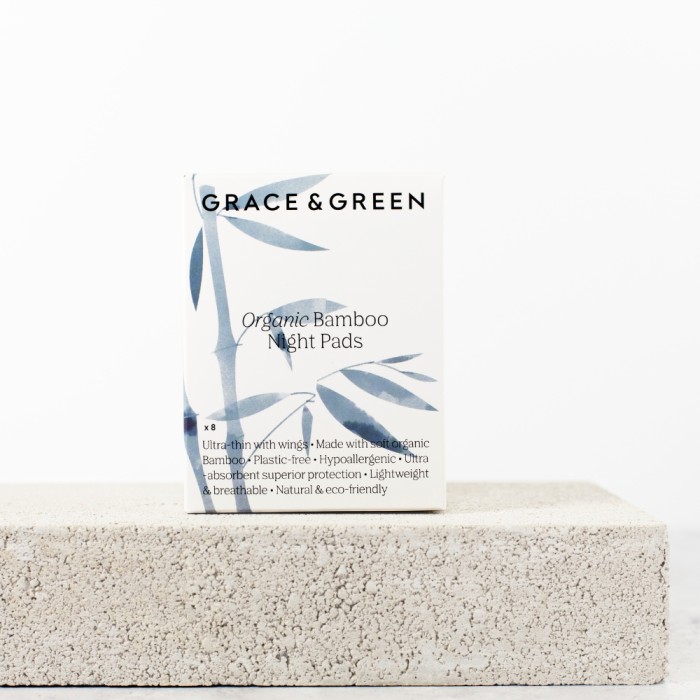 Pachet ingrijire lunara din bambus organic, Grace and Green