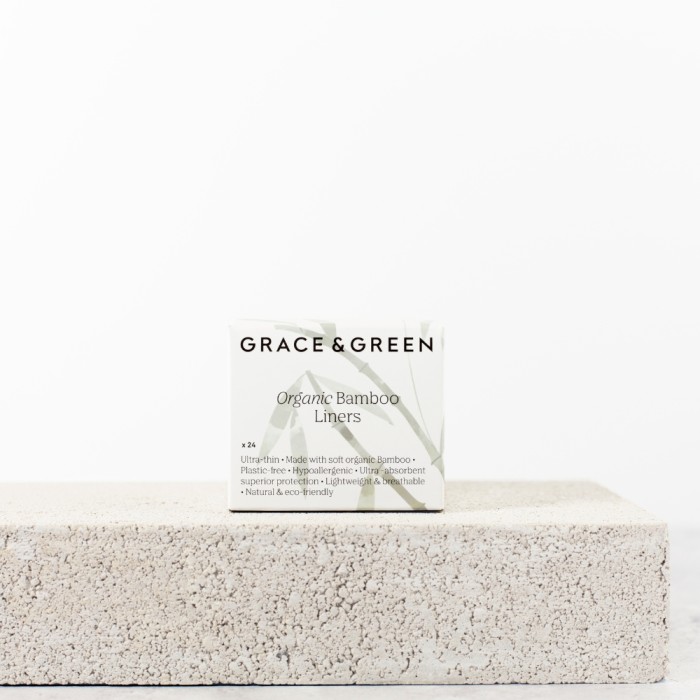 Pachet ingrijire lunara din bambus organic, Grace and Green
