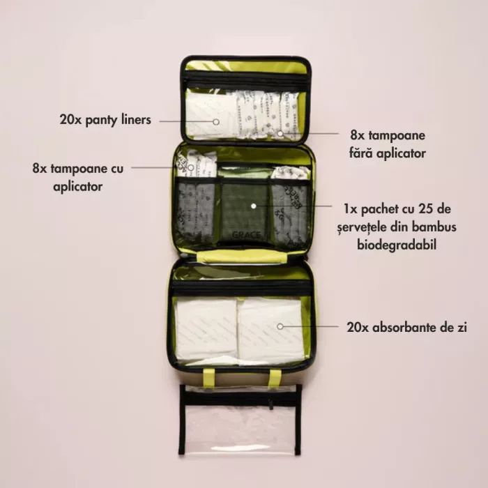 Kit pentru periaoda menstruala Grace and Green