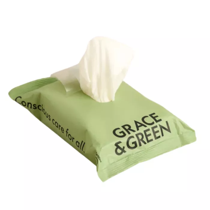 Servetele umede biodegradabile din bambus (25 buc), Grace and Green