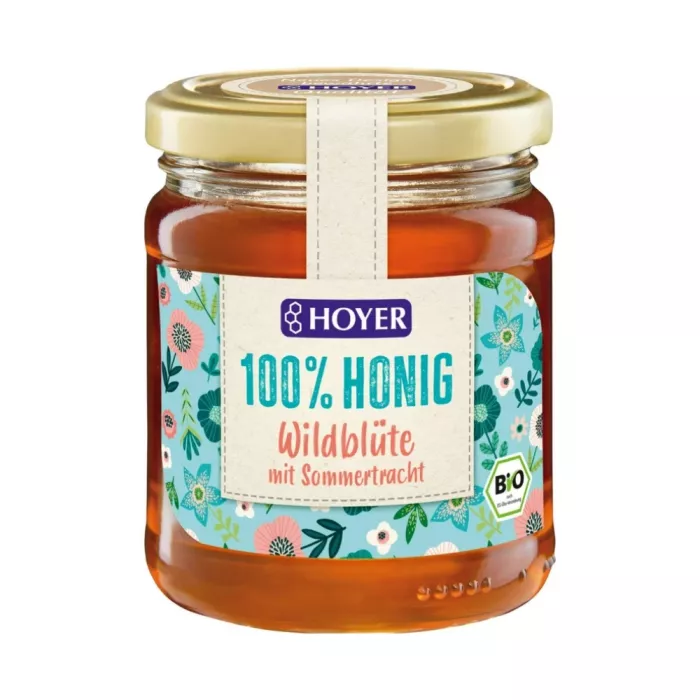 Miere din flori salbatice eco (250 grame), Hoyer Miere din flori salbatice eco (250 grame), Hoyer