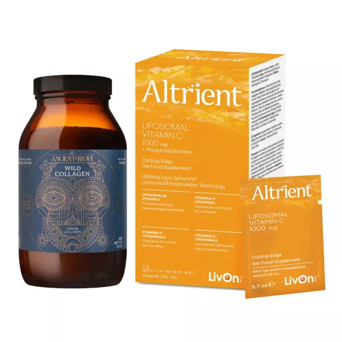Pachet Altrient C (30 pliculete) + Wild Collagen Ancient and Brave (200 grame)