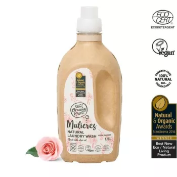 Detergent pentru rufe cu 99% ingrediente naturale Rose Garden (1.5L), Mulieres