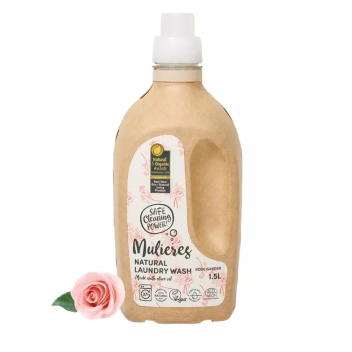 Detergent pentru rufe cu 99% ingrediente naturale Rose Garden (1.5L), Mulieres