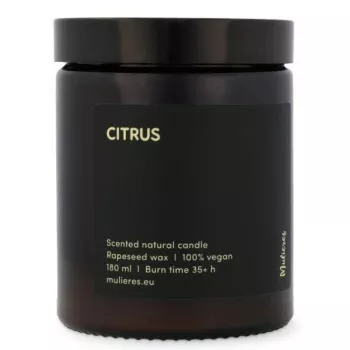 Lumanare naturala Citrus (180ml), Mulieres