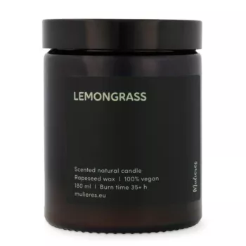 Lumanare naturala Lemongrass (180ml), Mulieres