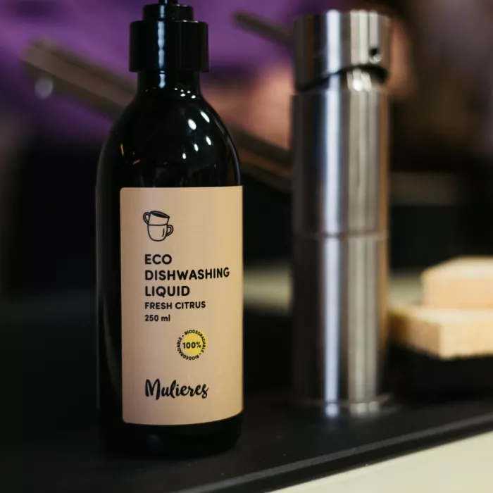 Detergent lichid vase 99.7% ingrediente naturale Fresh Citrus (250 ml), Mulieres