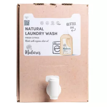 Detergent pentru rufe cu 99% ingrediente naturale Fresh Citrus (15L), Mulieres