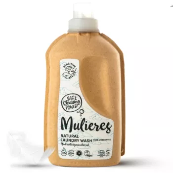 Detergent pentru rufe cu 99% ingrediente naturale fara parfum (1.5L), Mulieres