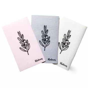 Lavete absorbante biodegradabile (3 buc), Mulieres Lavete absorbante biodegradabile (3 buc), Mulieres