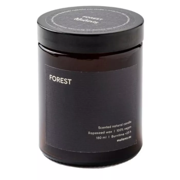 Lumânare naturală Nordic Forest (180ml), Mulieres
