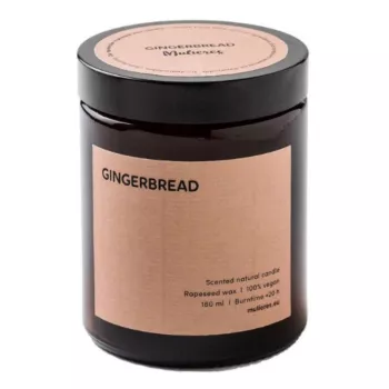 Lumânare naturală Gingerbread (180ml), Mulieres